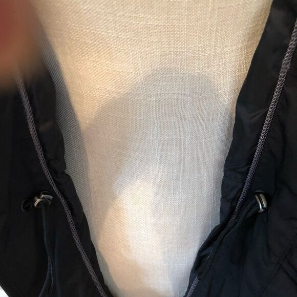 1 Madison Luxe Outerwear Jacket Black Nylon Blouson Sleeves Zip Up M - Picture 11 of 15